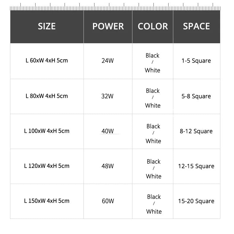 Strava™ Modern LED Strip Ceiling Light