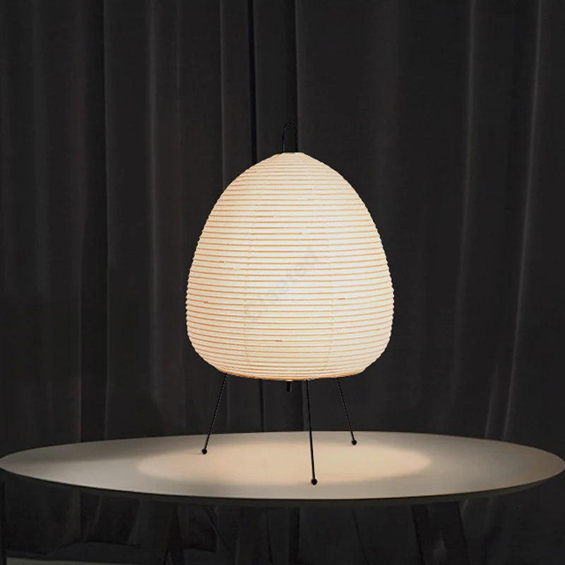 YūzenGlow™ Wabi-Sabi Rice Paper Table Lamp