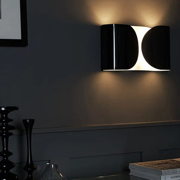 Italian Foglio Metal Wall Lamp