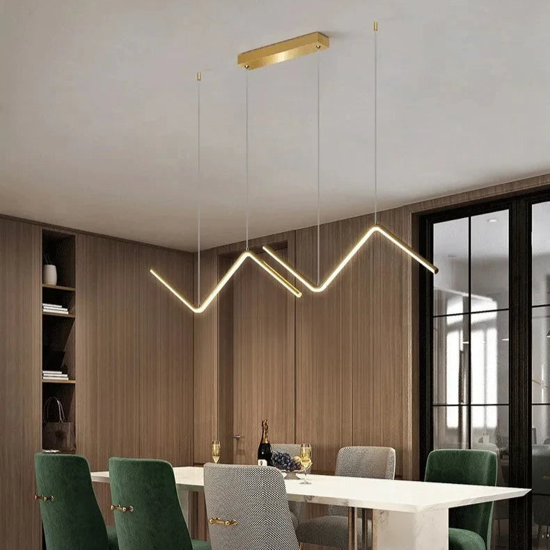 LinéaZ™ Modern Dimmable Pendant Chandelier