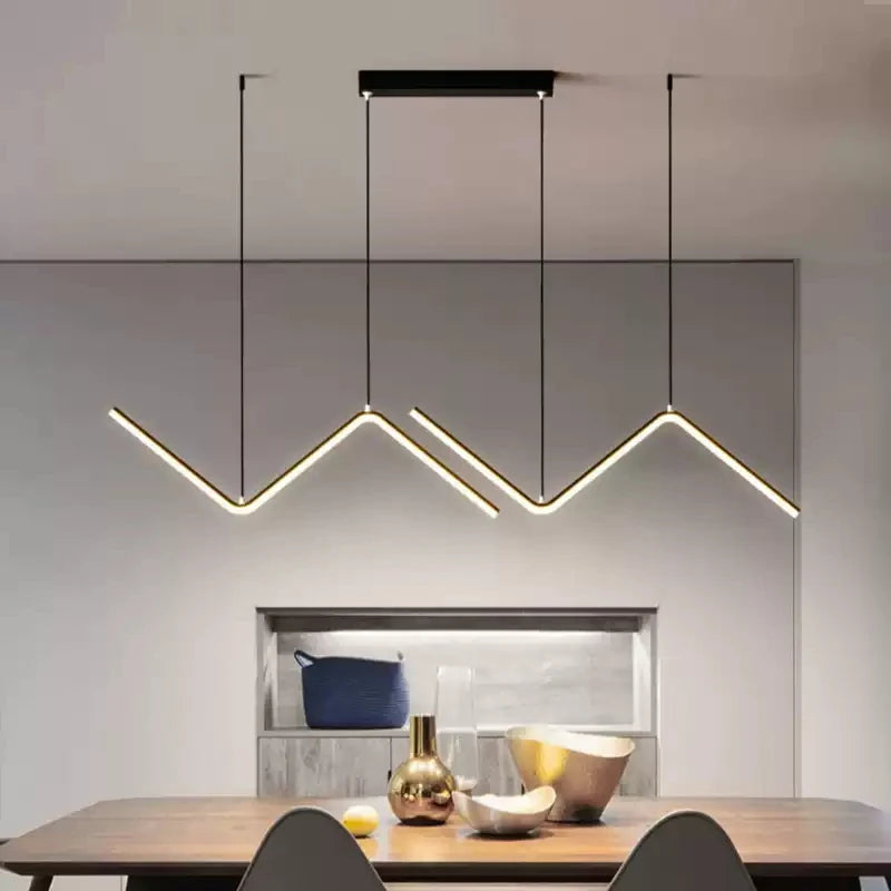 LinéaZ™ Modern Dimmable Pendant Chandelier