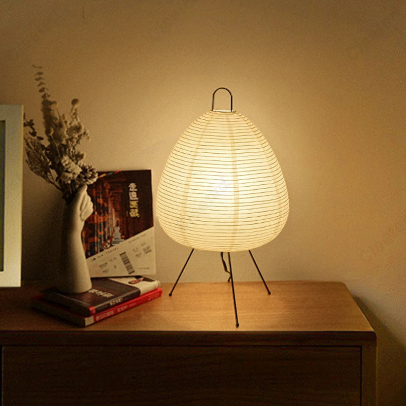 YūzenGlow™ Wabi-Sabi Rice Paper Table Lamp