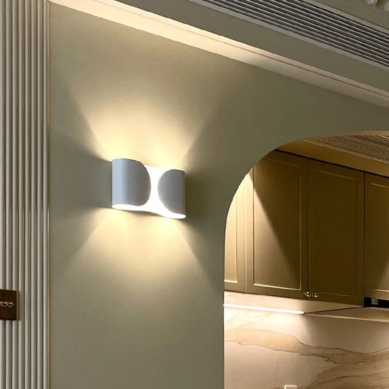 Italian Foglio Metal Wall Lamp