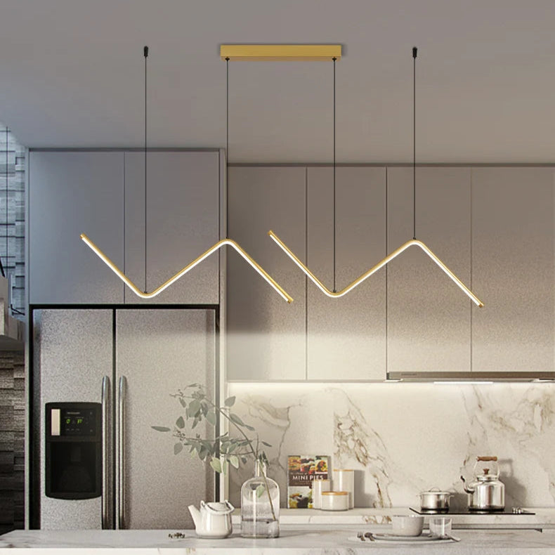 LinéaZ™ Modern Dimmable Pendant Chandelier