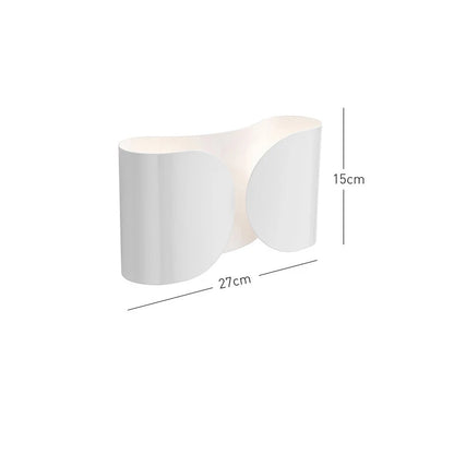 Italian Foglio Metal Wall Lamp