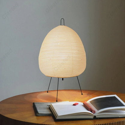YūzenGlow™ Wabi-Sabi Rice Paper Table Lamp