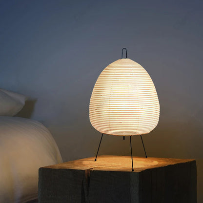 YūzenGlow™ Wabi-Sabi Rice Paper Table Lamp
