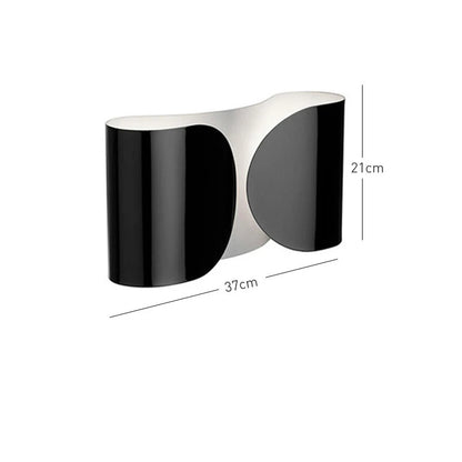 Italian Foglio Metal Wall Lamp