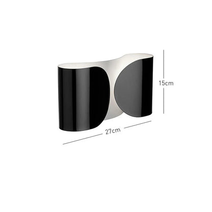 Italian Foglio Metal Wall Lamp