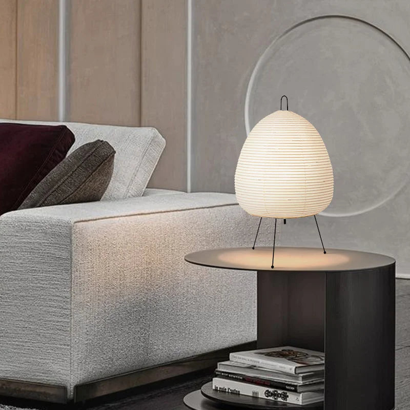 YūzenGlow™ Wabi-Sabi Rice Paper Table Lamp