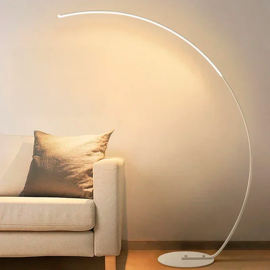 HaloCrest™ Modern Arc LED Floor Lamp
