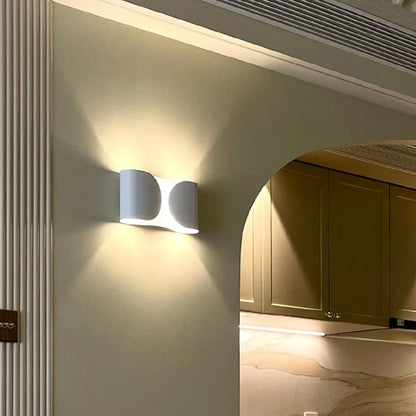 Italian Foglio Metal Wall Lamp