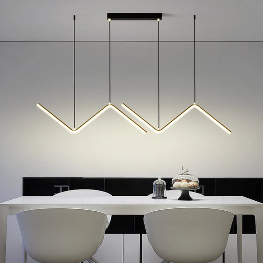 LinéaZ™ Modern Dimmable Pendant Chandelier