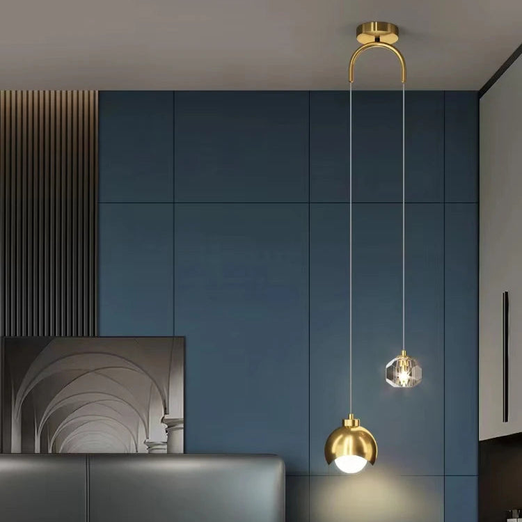 Lustra™ Crystal & Iron Pendant Light