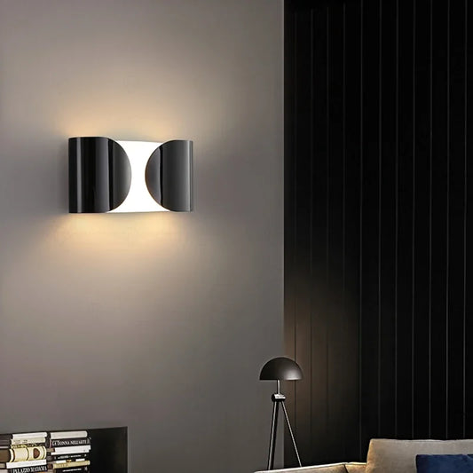 Italian Foglio Metal Wall Lamp