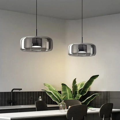 Opaline™ Dimmable Glass Stone Pendant Light