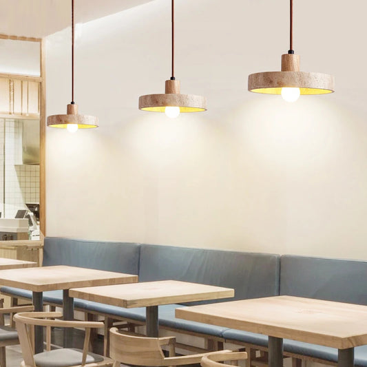 TerraOrb™ Modern Stone Pendant Light