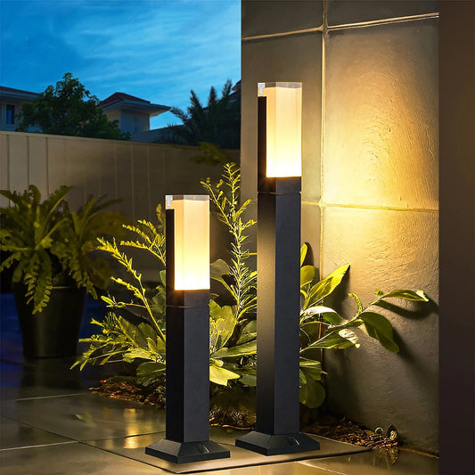 LumaPost™ Modern Outdoor LED Lawn Light