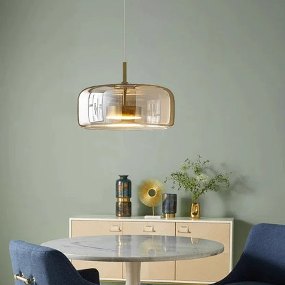 Opaline™ Dimmable Glass Stone Pendant Light