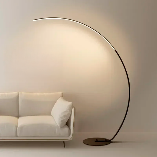 HaloCrest™ Modern Arc LED Floor Lamp