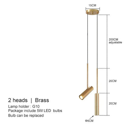 Aurélo Noir™ Adjustable Nordic Pendant Light